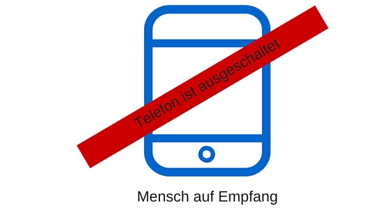 Phone out - human on